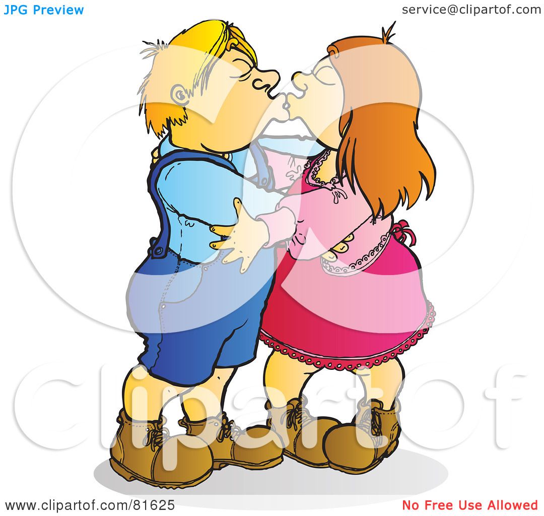 boy and girl kissing clipart - photo #29