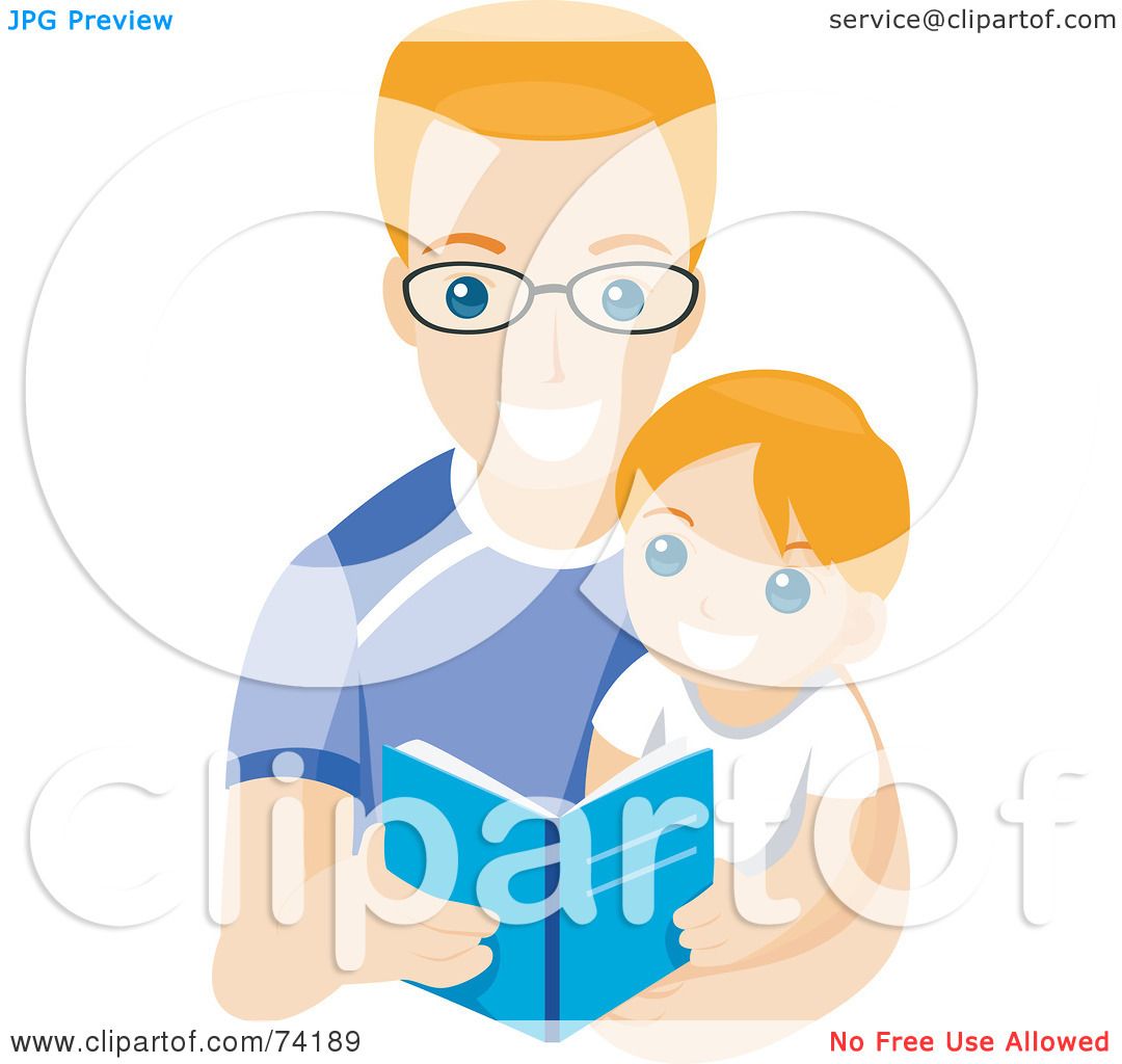 free clipart of a boy reading a book - photo #29
