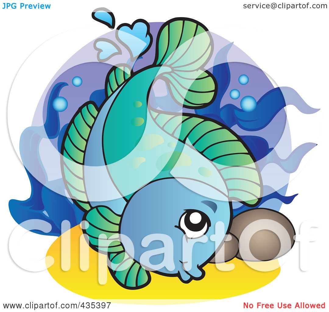 freshwater fish clip art free - photo #37