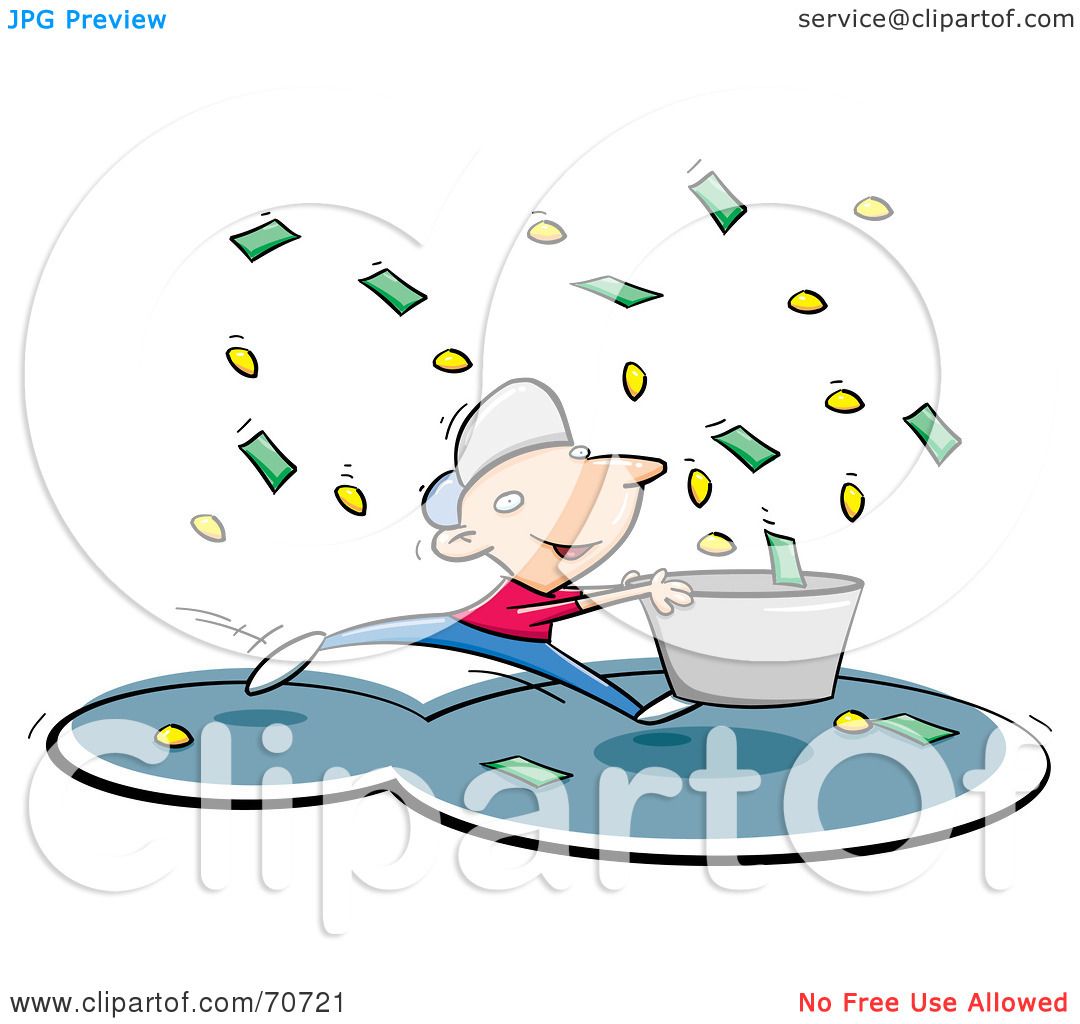 bucket of money clipart - photo #29