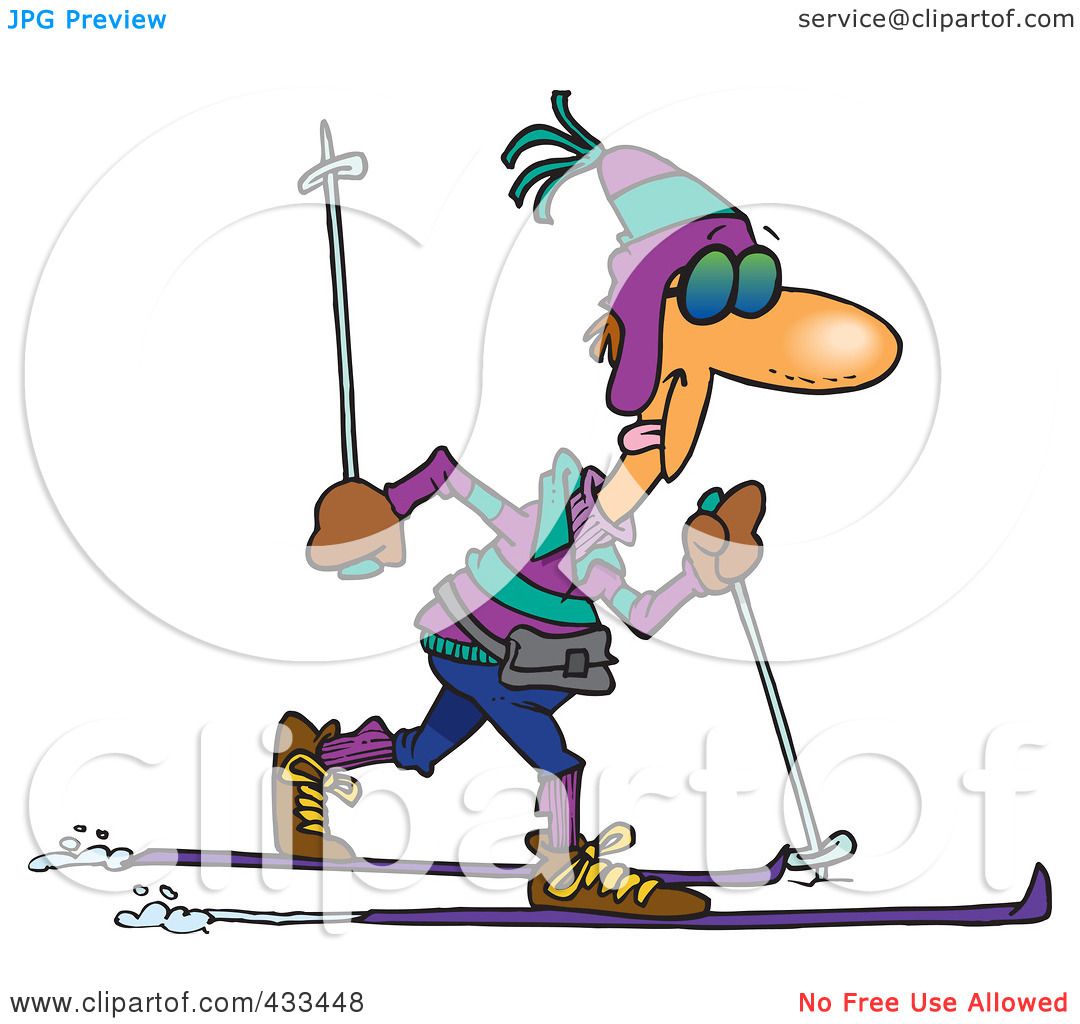 free clipart cross country skiing - photo #32