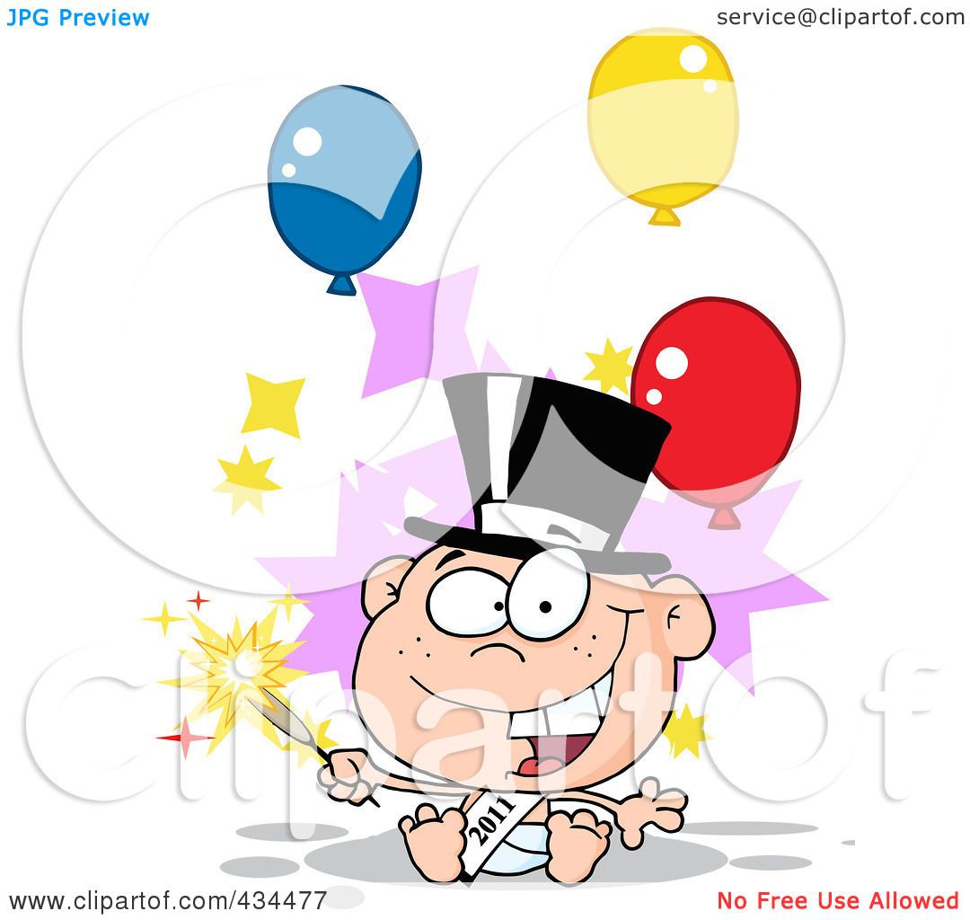 new year baby clipart - photo #41