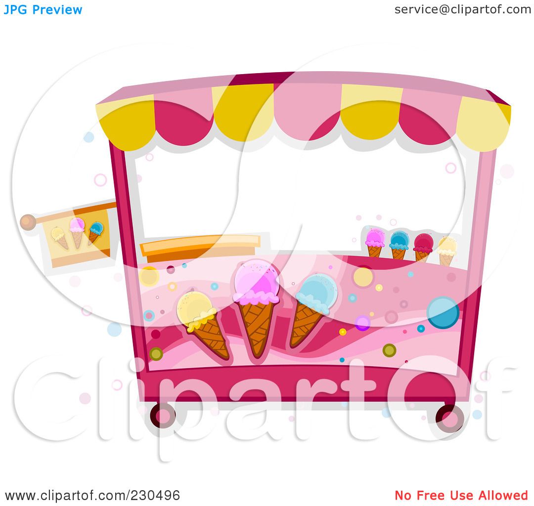 ice cream cart clipart - photo #13