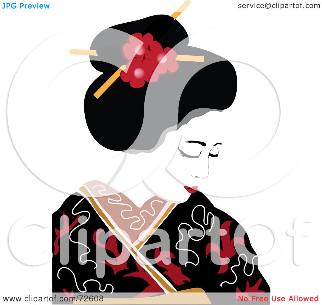 geisha girl clipart - photo #13