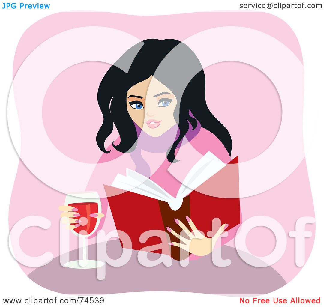 clipart woman reading book - photo #32