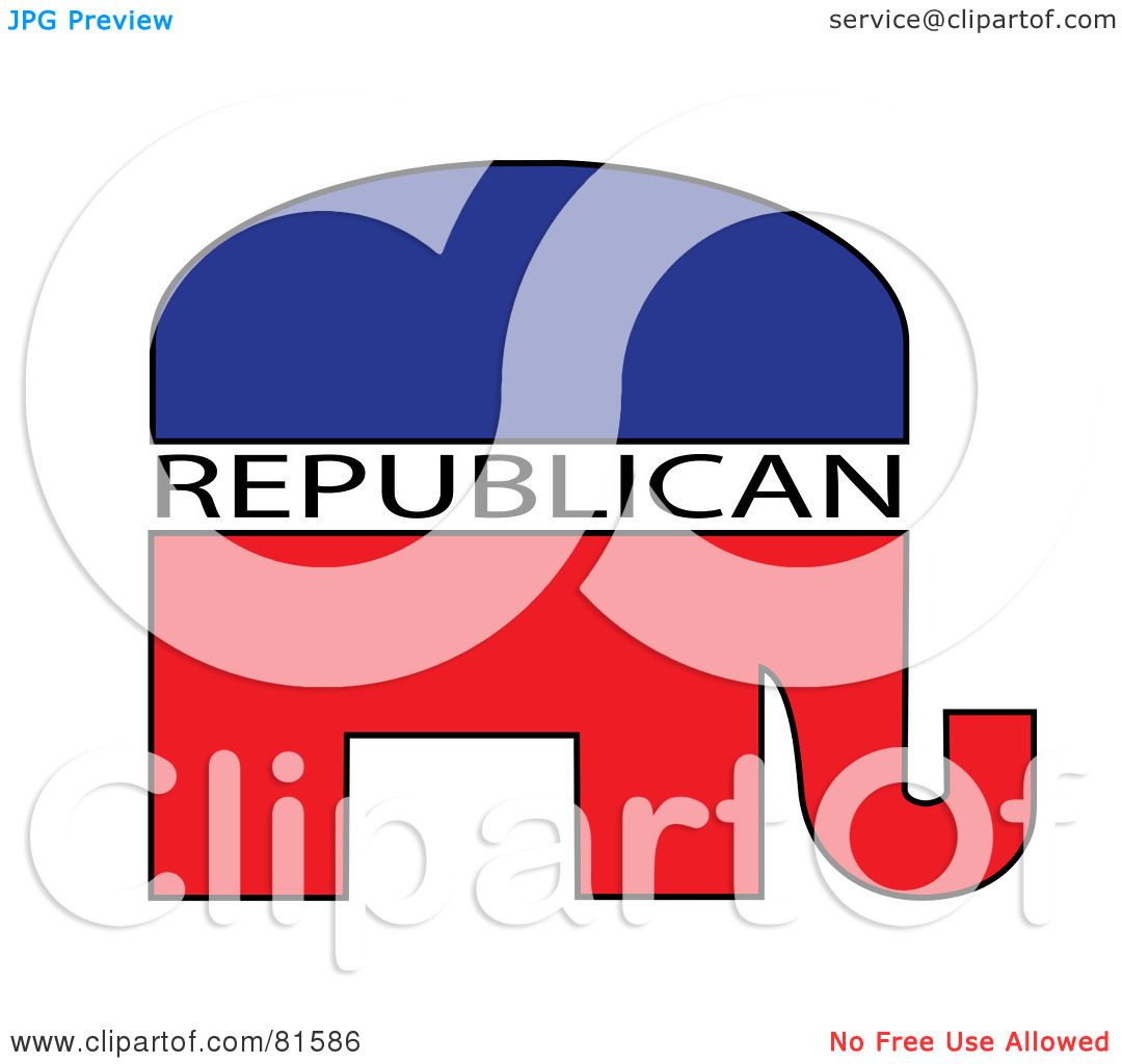 free clipart republican elephant - photo #26