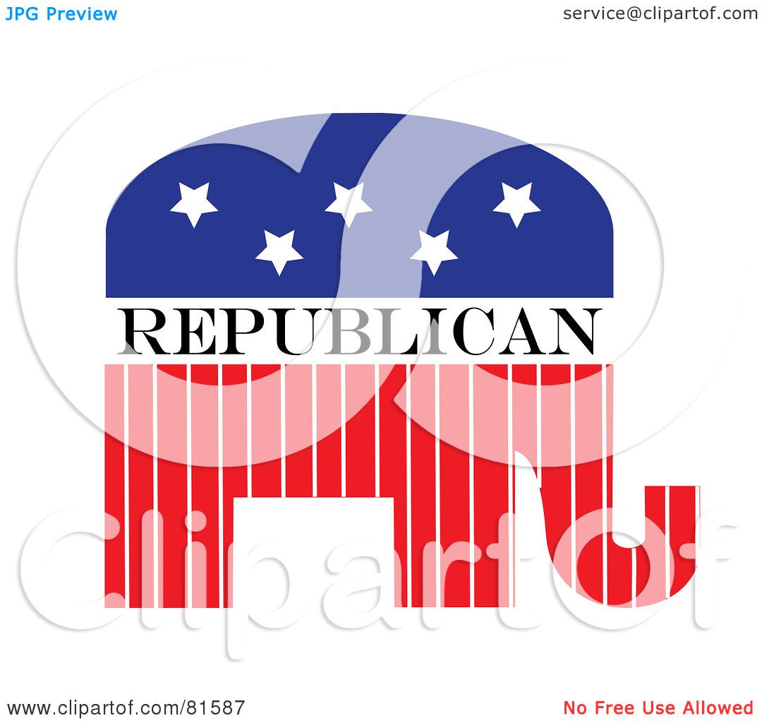 free clipart republican elephant - photo #50