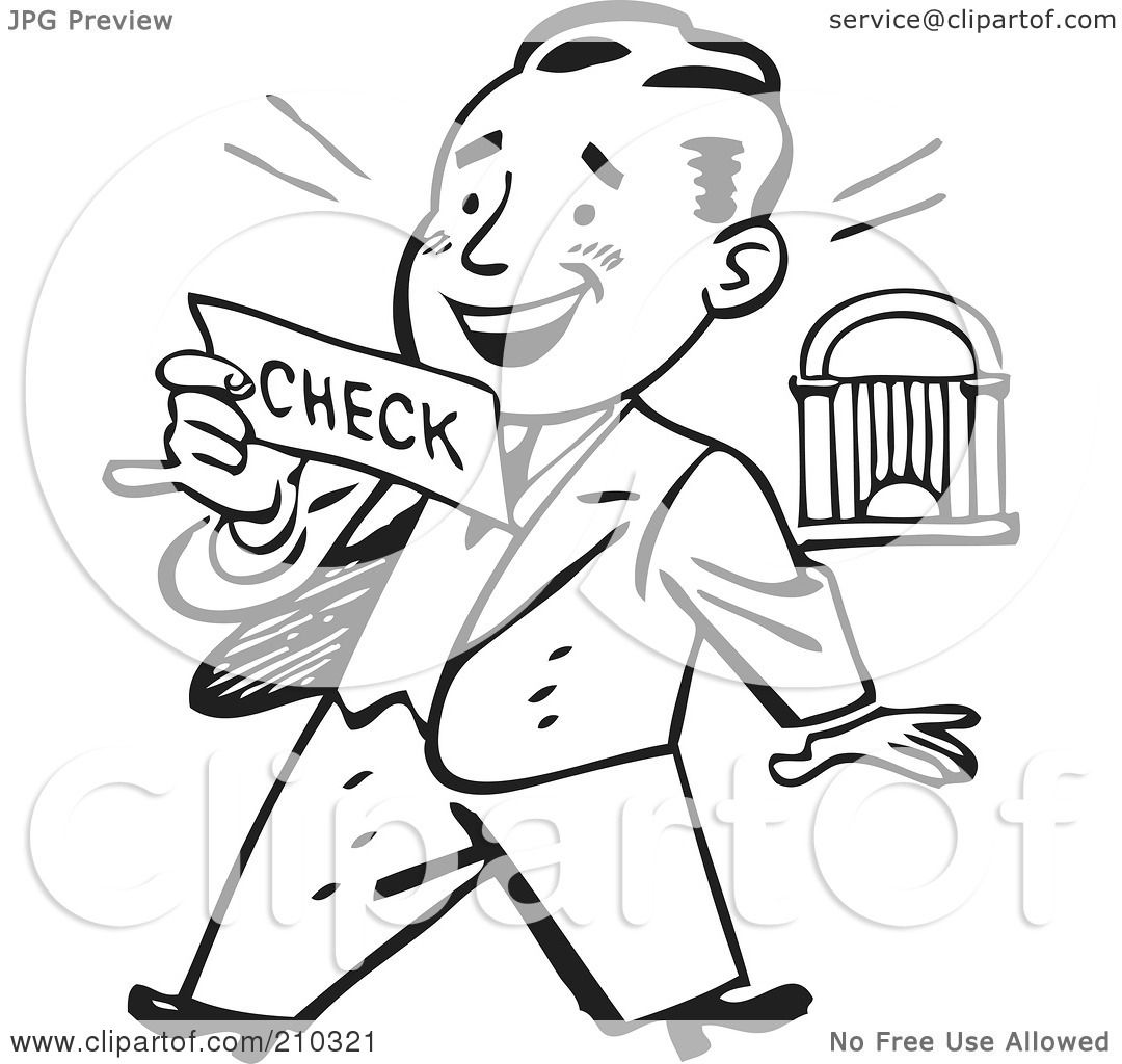 free clip art of bank check - photo #7