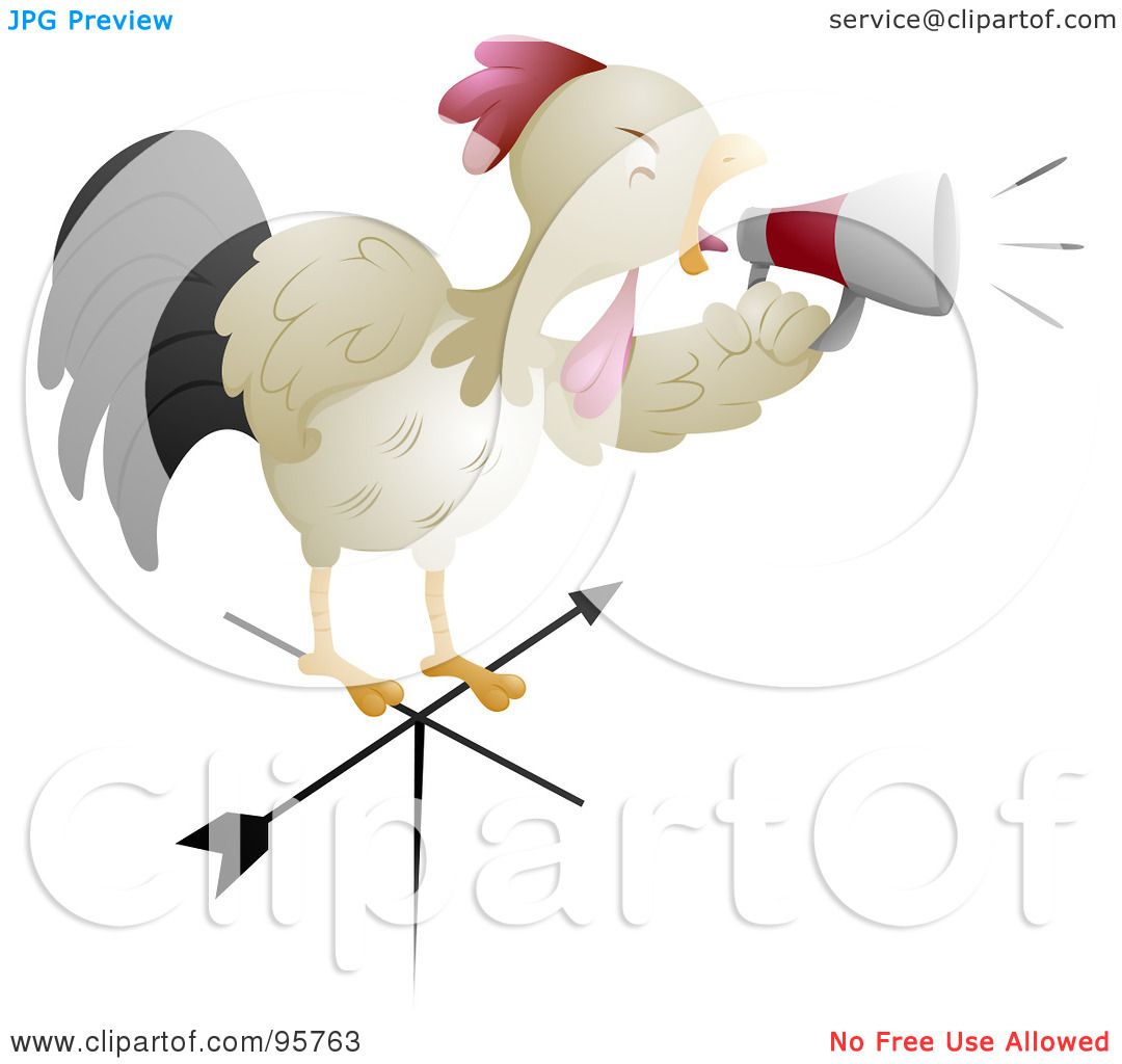 rooster weathervane clipart - photo #47