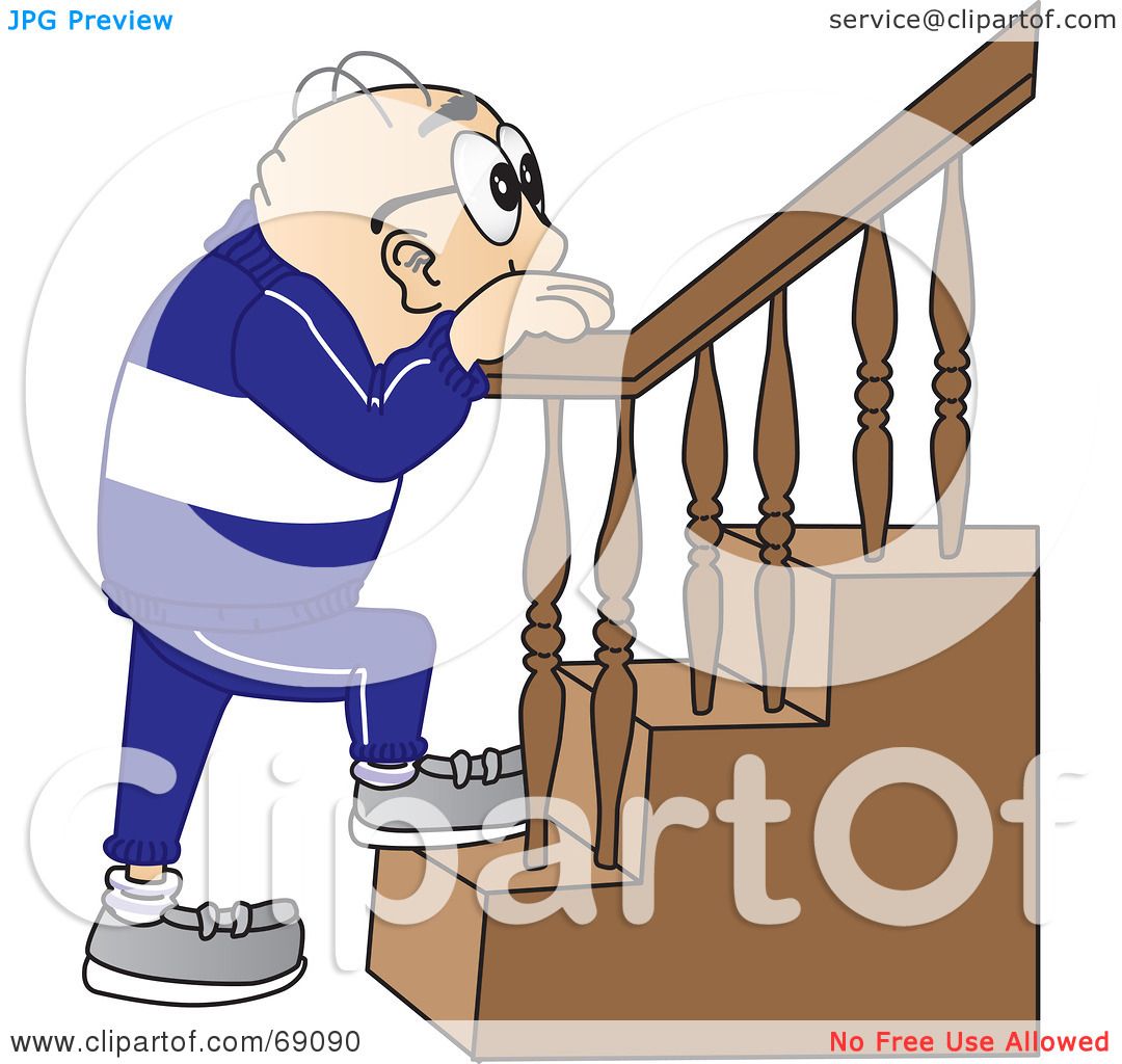 clipart man climbing stairs - photo #35
