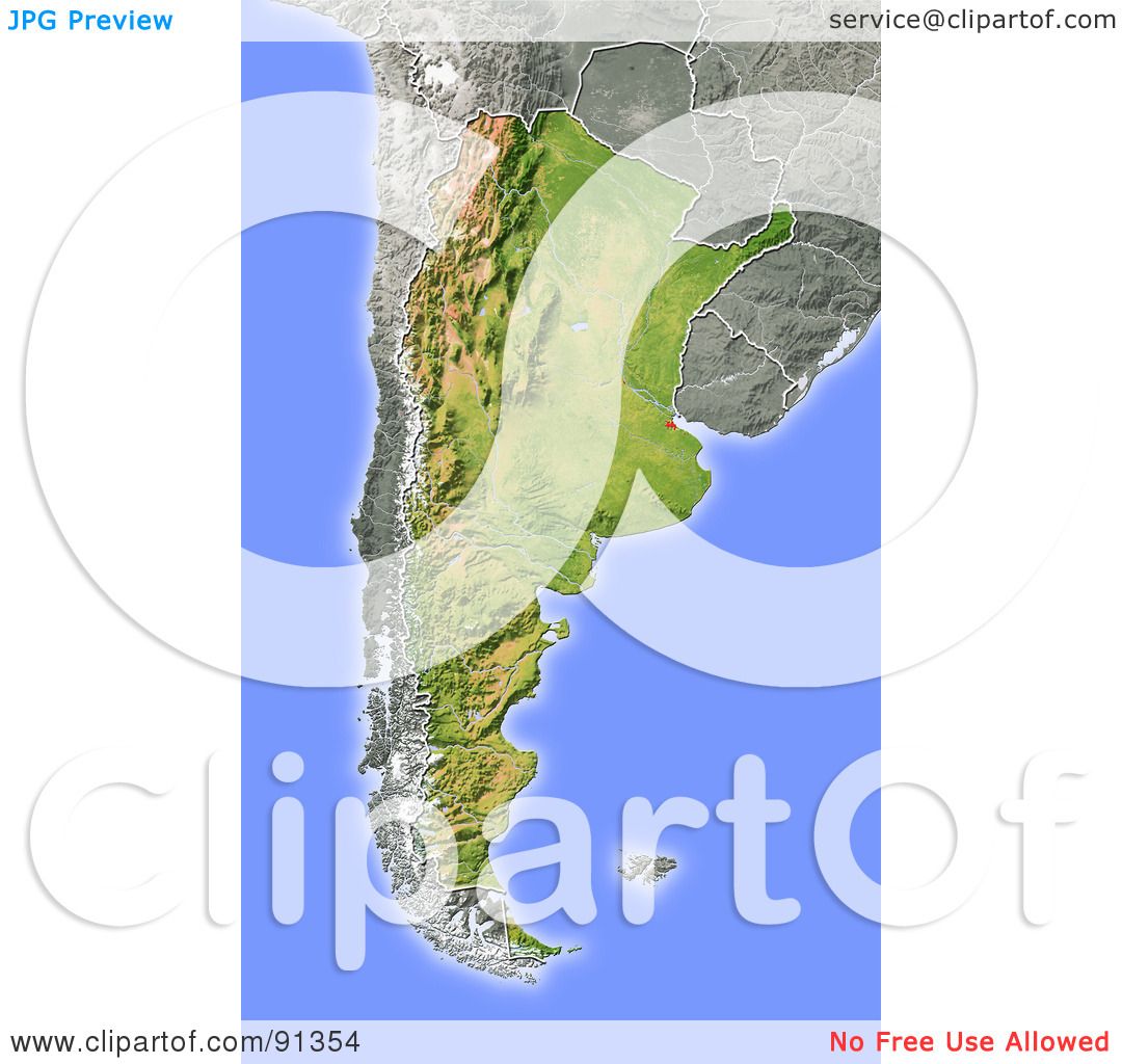 clipart map of argentina - photo #25