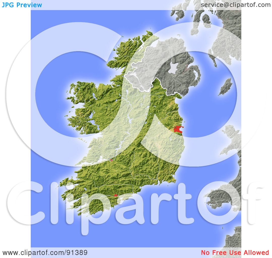 free clipart map of ireland - photo #42