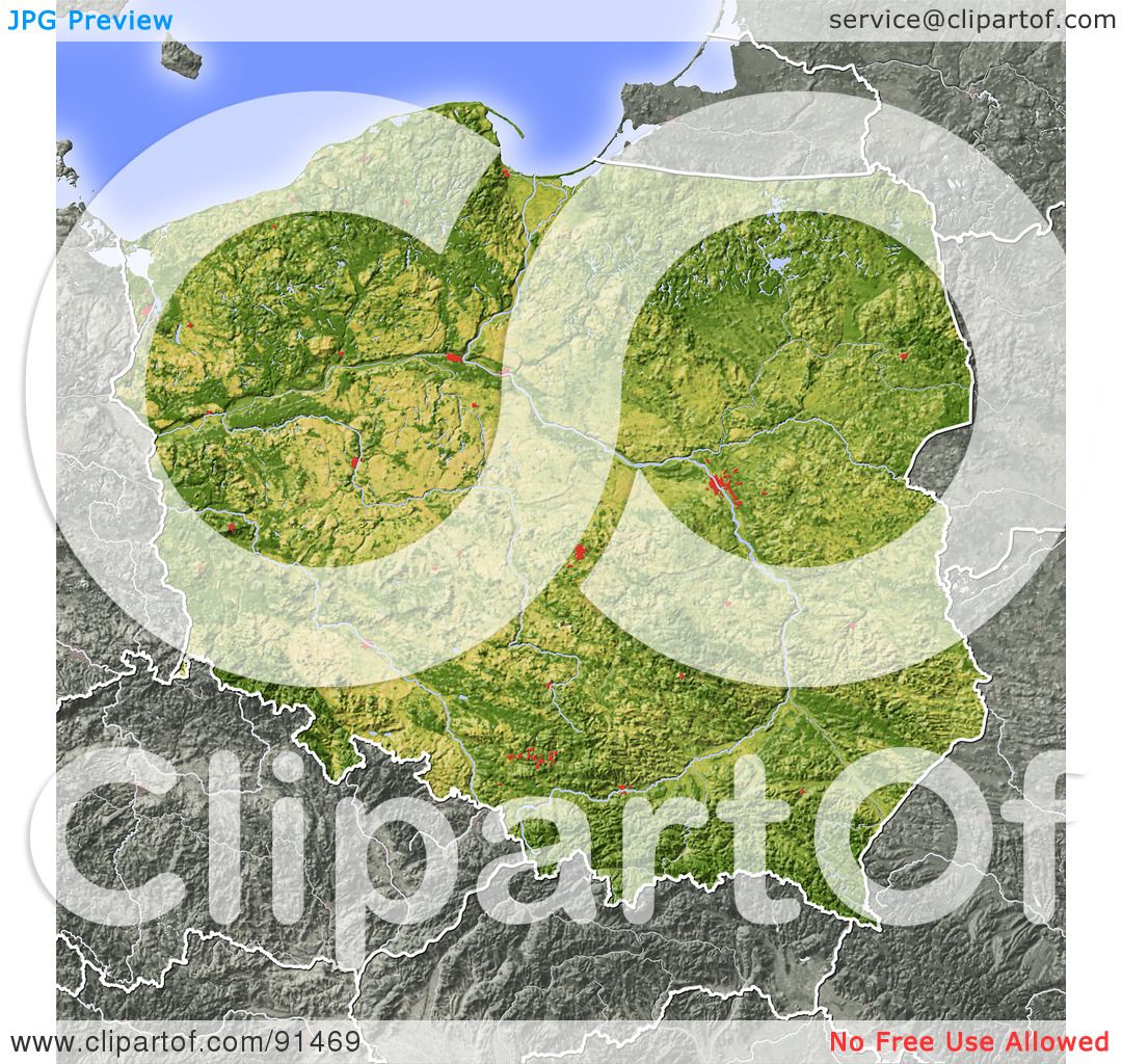 clipart map of poland - photo #39