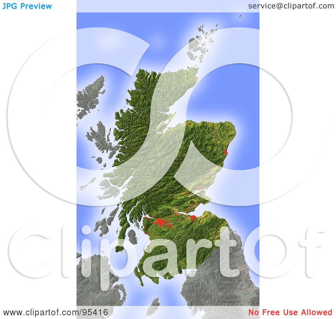 clipart map of scotland - photo #25