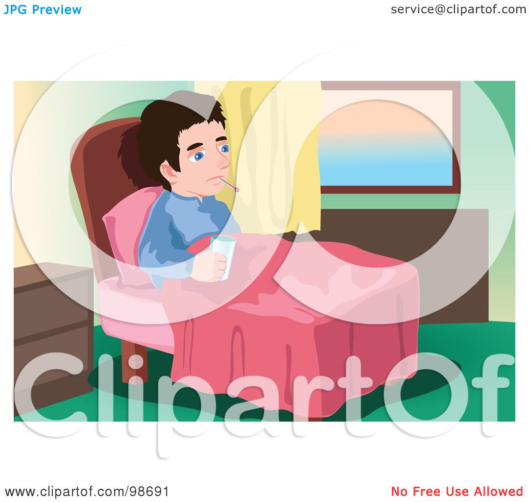 clipart man in bed - photo #50