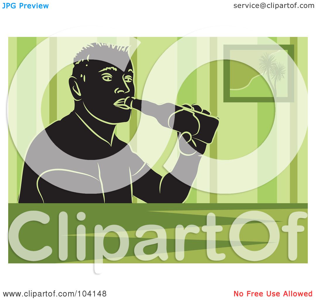 free clipart man drinking beer - photo #42