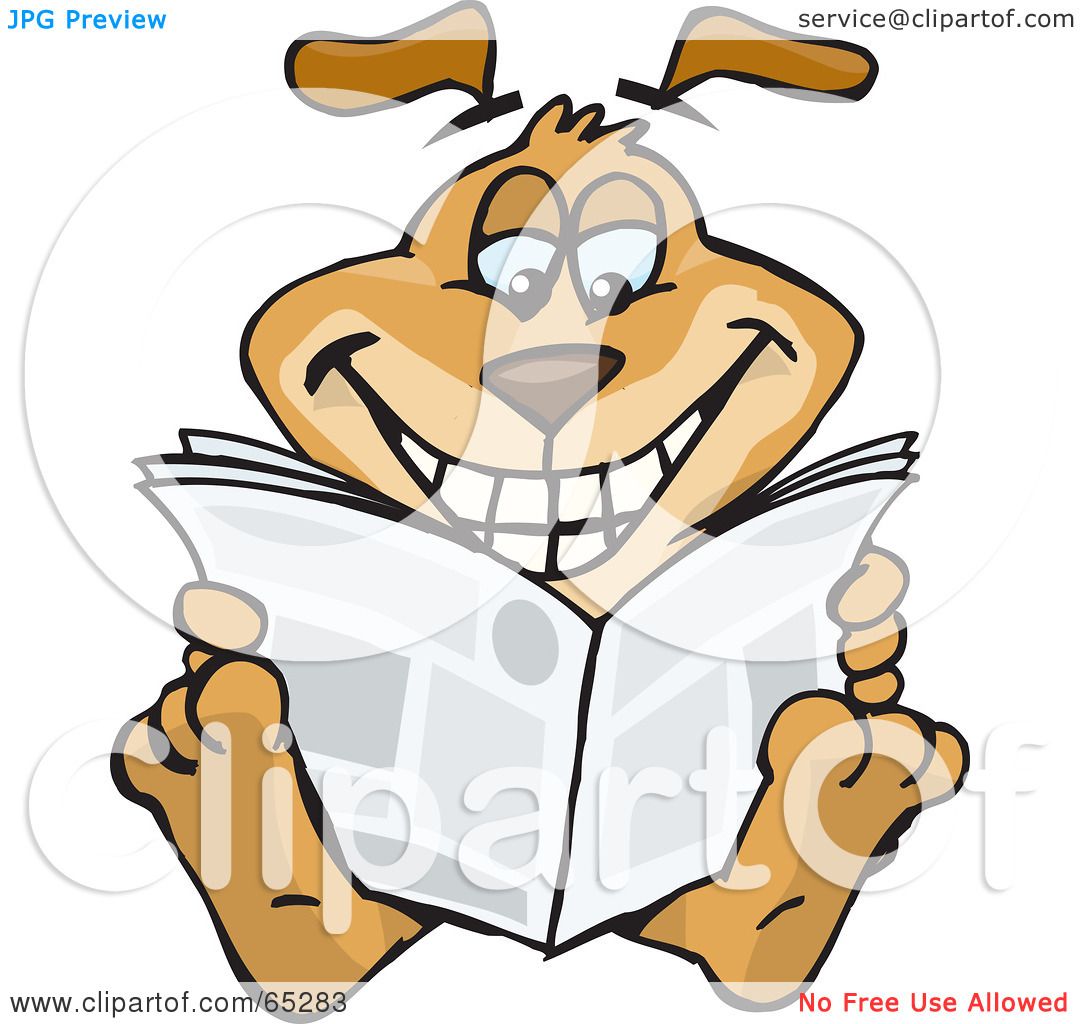 clipart reading newspaper - photo #32