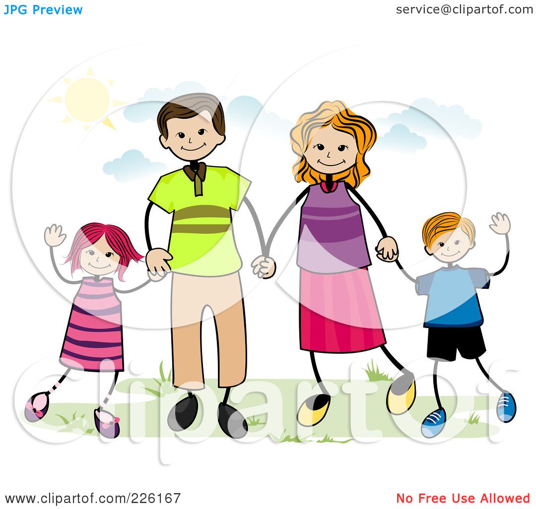 clipart family holding hands - photo #50