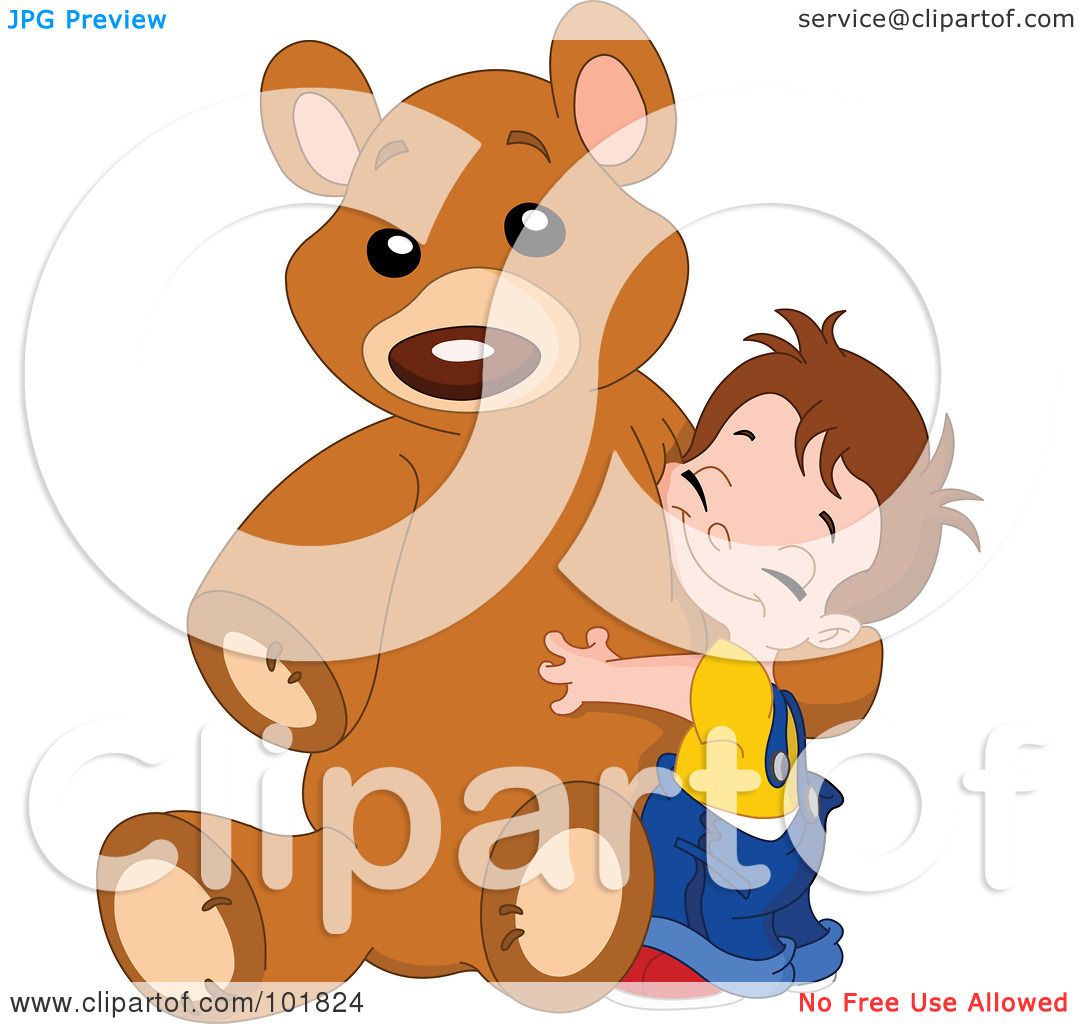 teddy bear hugs clipart - photo #29