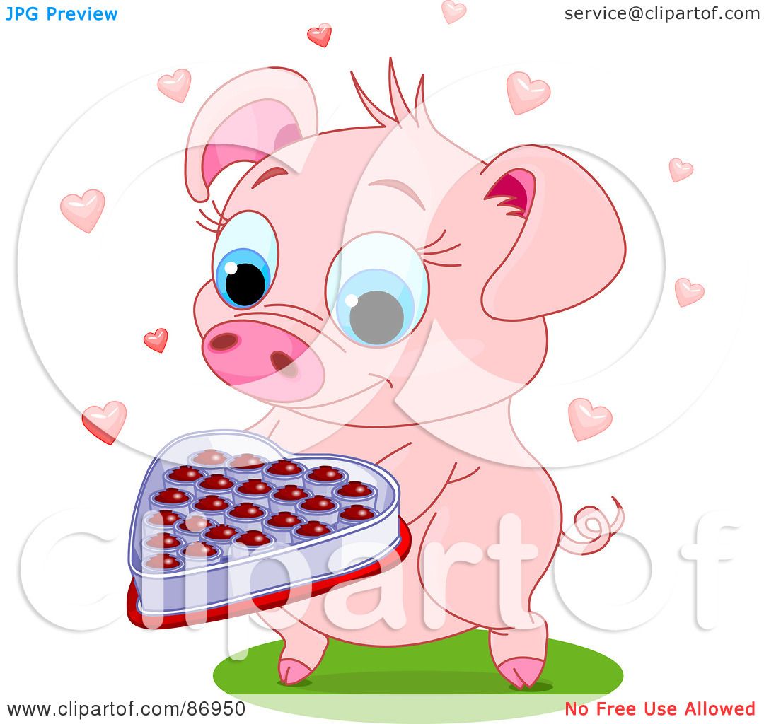 valentine pig clipart - photo #11