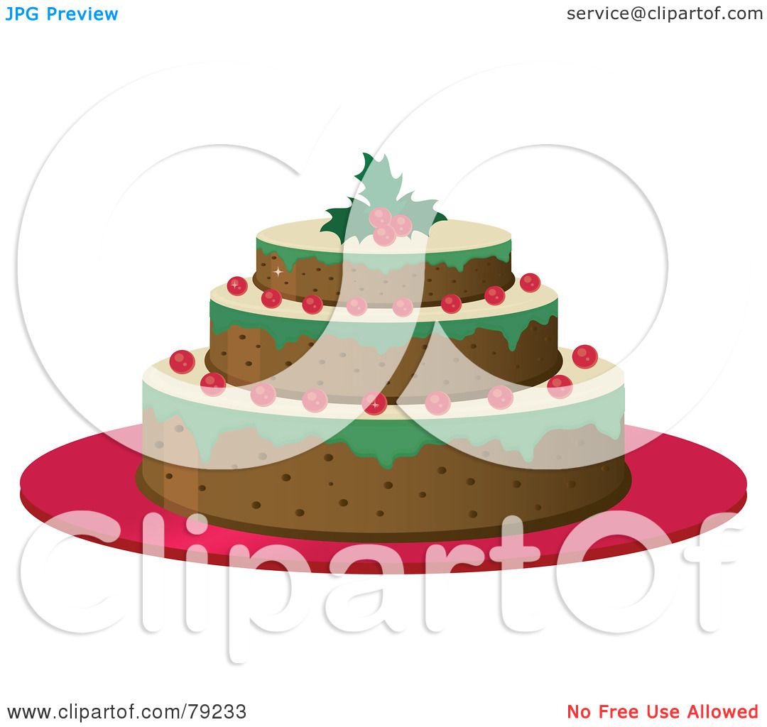 clip art christmas cake - photo #30