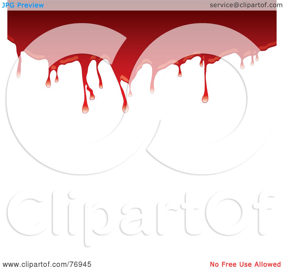 dripping blood clipart border free - photo #23