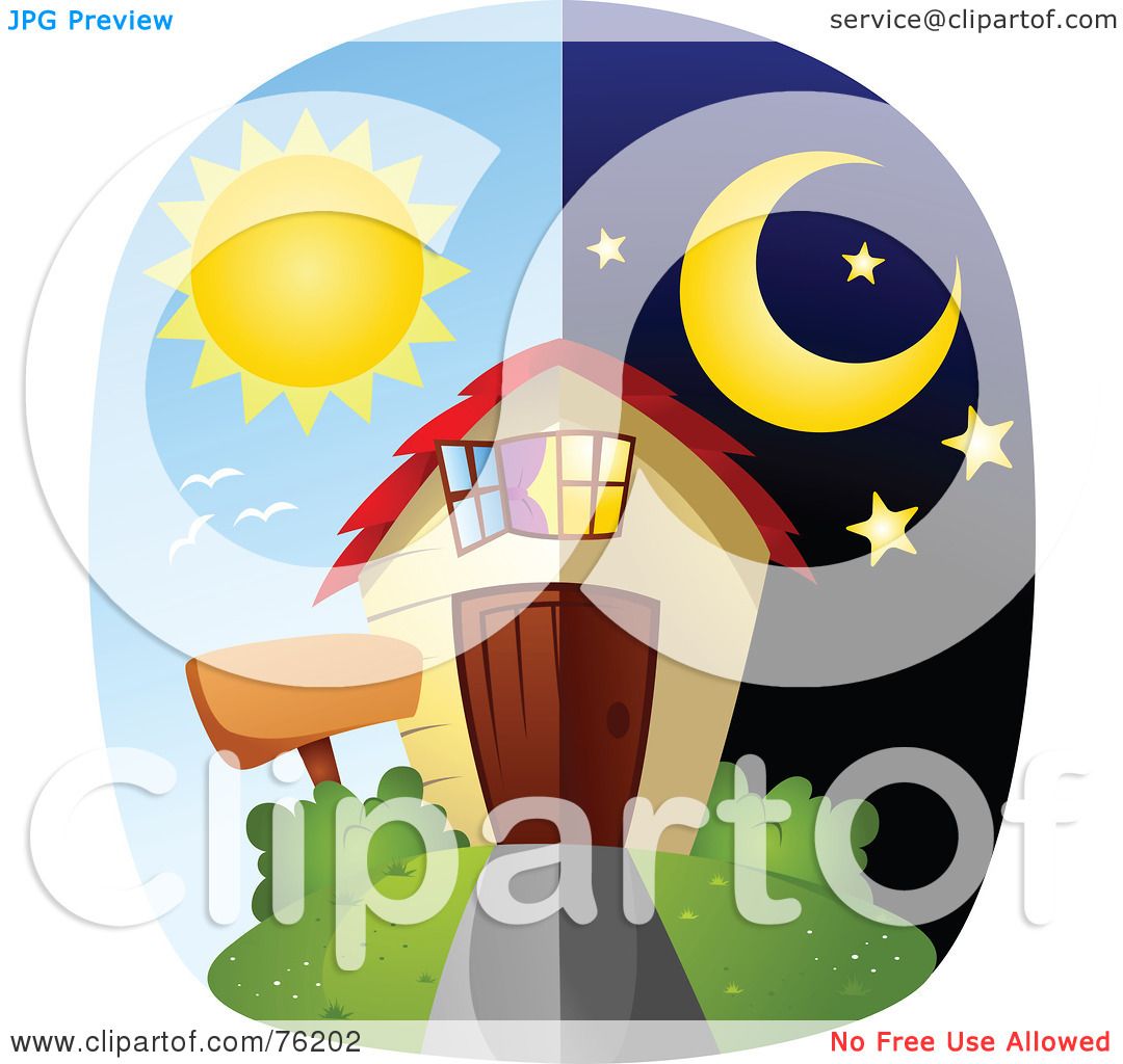 clipart night and day - photo #35