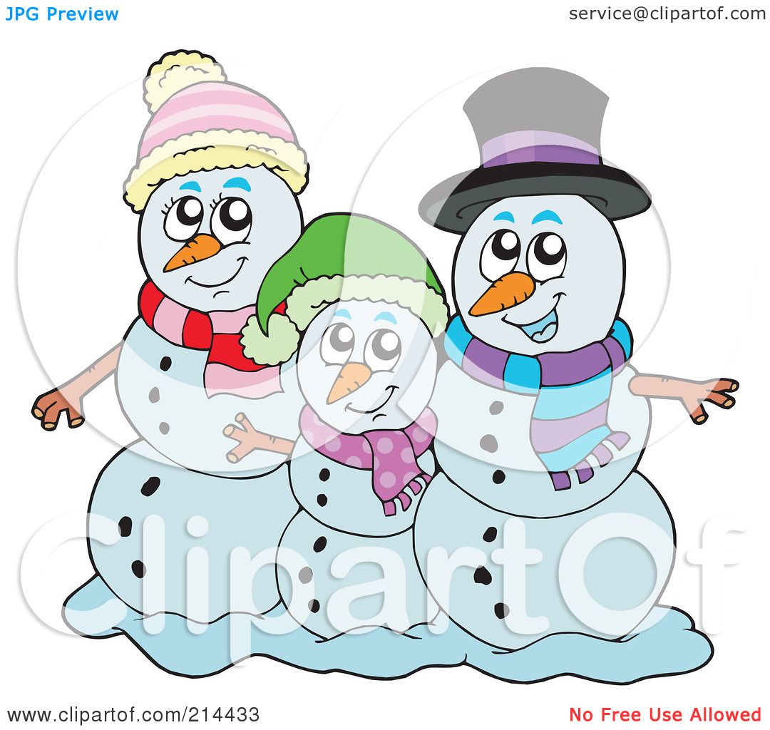 snowman family clip art free - photo #26