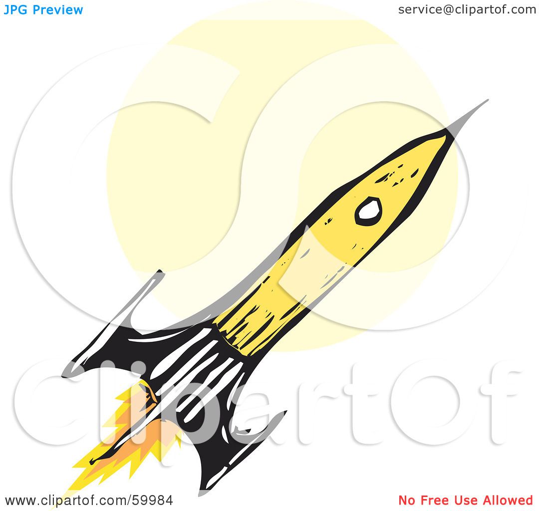 yellow rocket clipart - photo #13