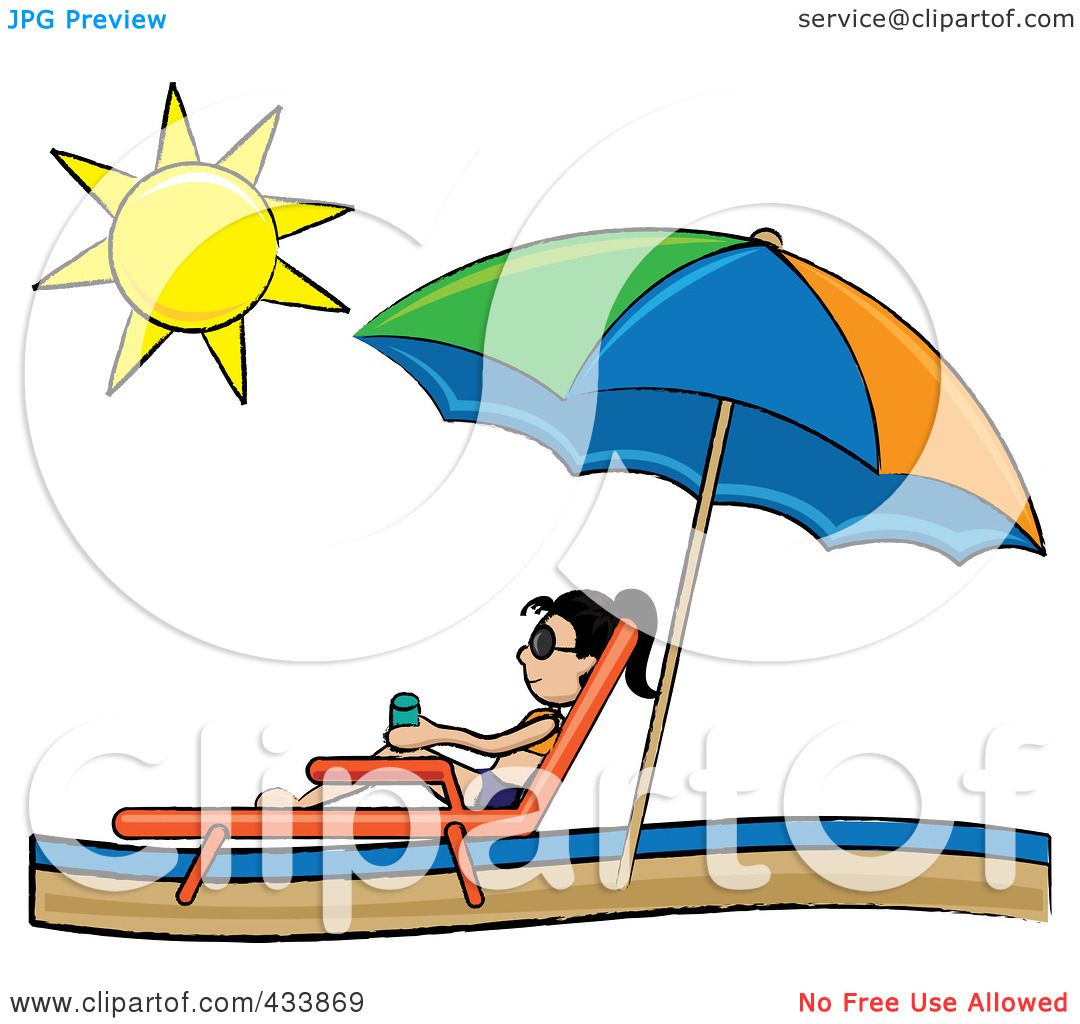 girl relaxing clipart - photo #21
