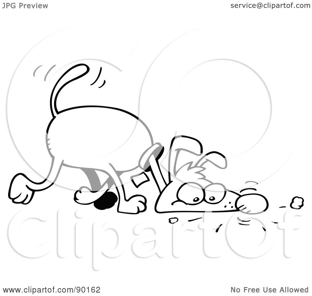 dog sniffing clipart - photo #34