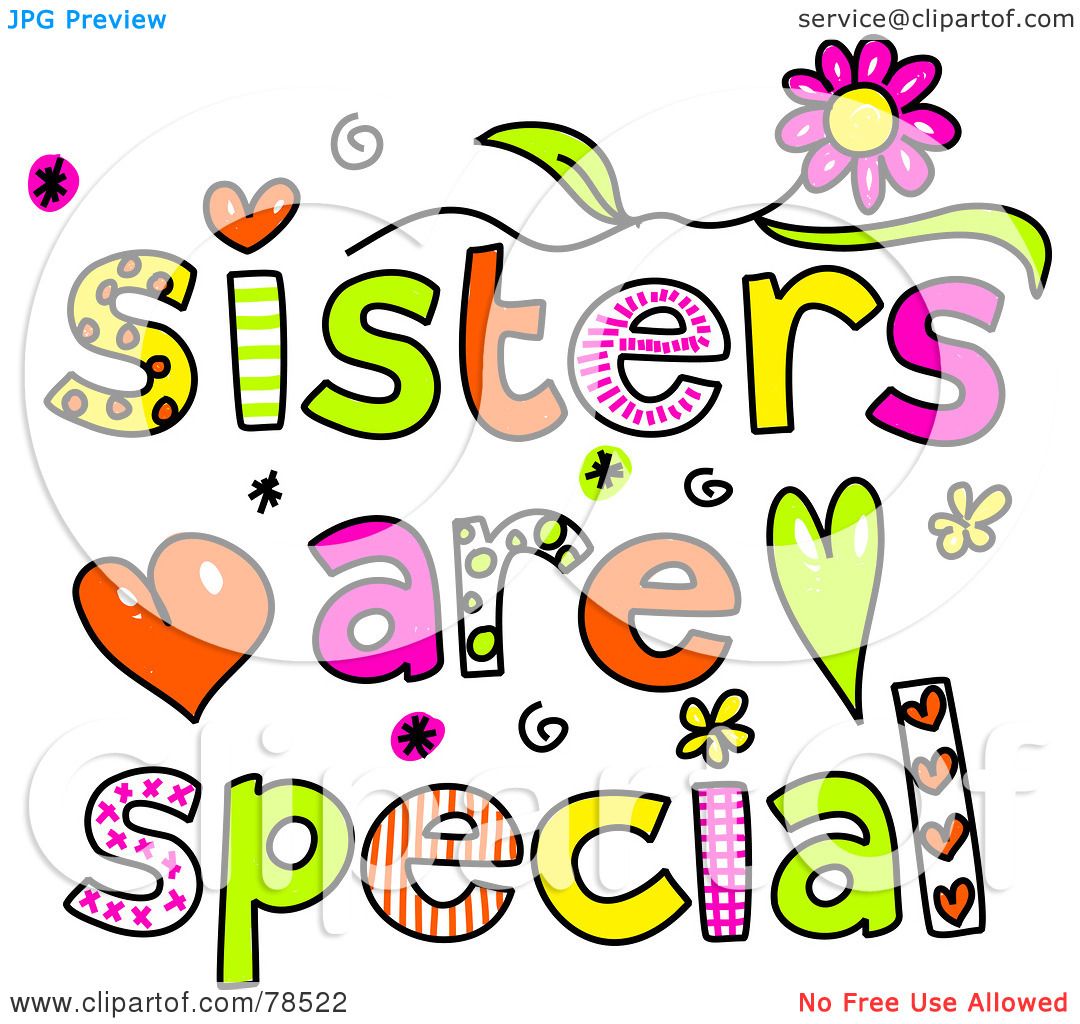 clipart of sisters - photo #46
