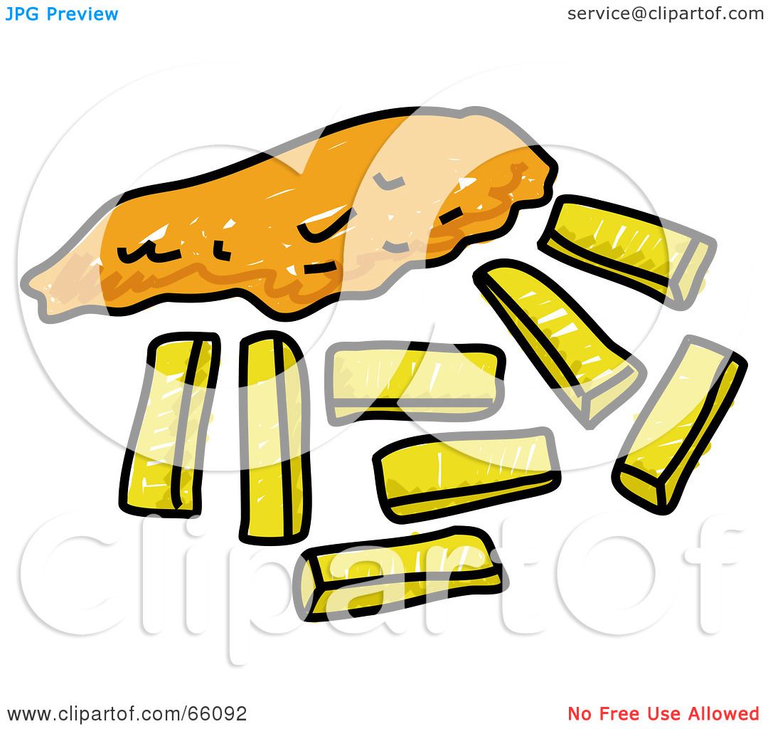 free clipart fish and chips - photo #19