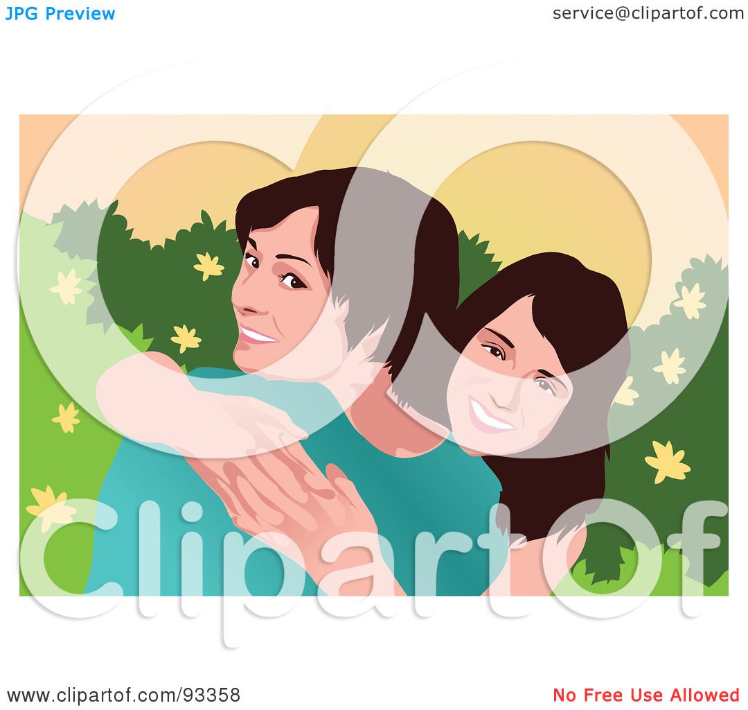 free clipart of two sisters - photo #14