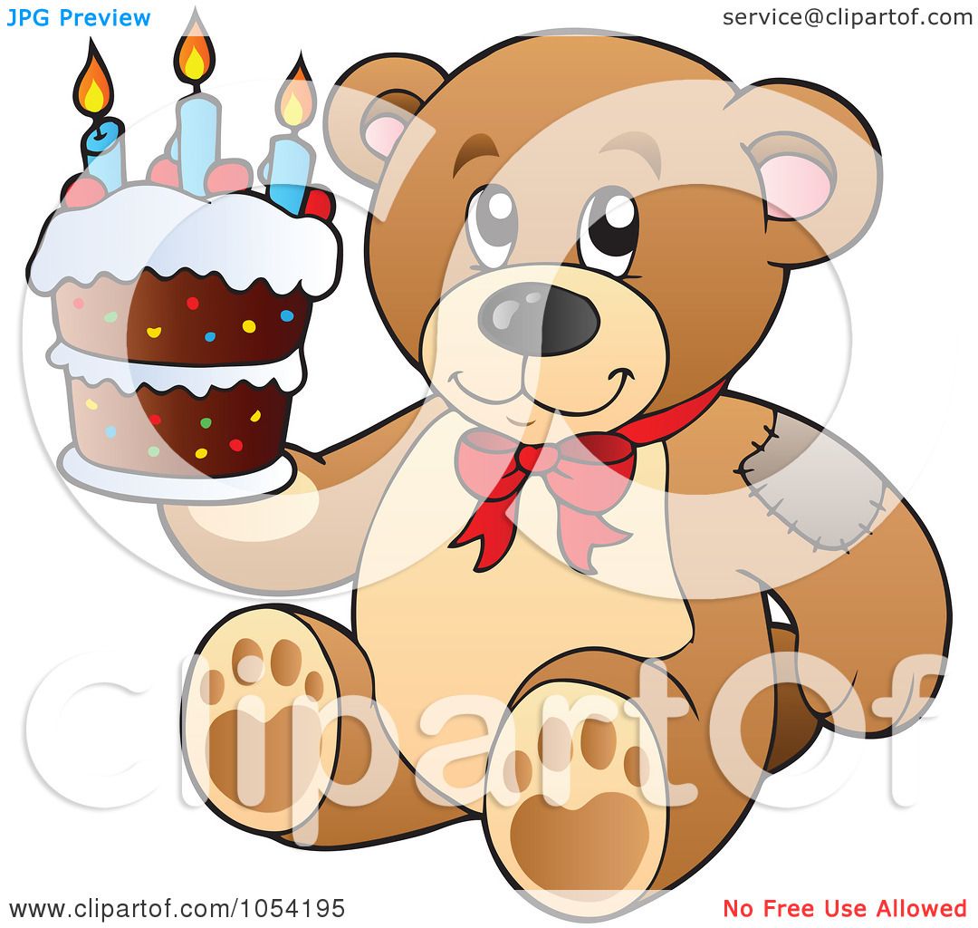 teddy bear birthday clipart - photo #43
