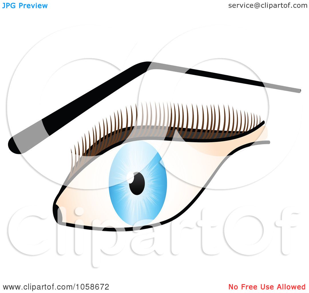 free clip art eyes with lashes - photo #50