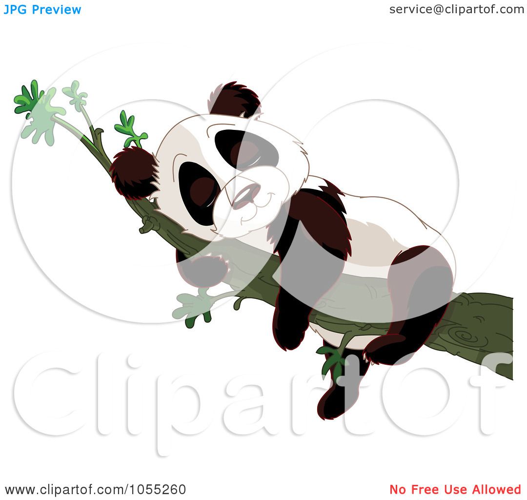 clipart panda tree - photo #36