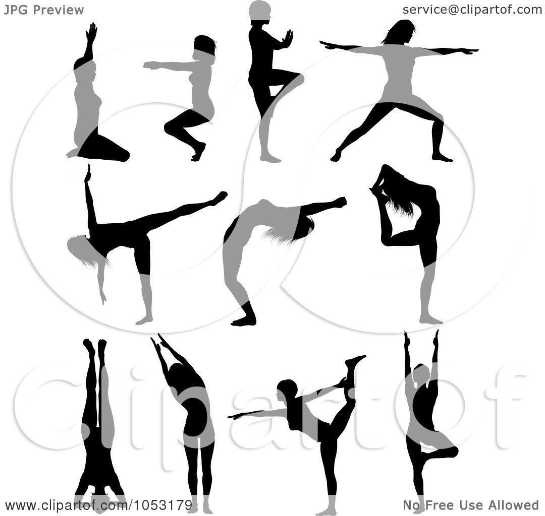 yoga poses drawings clip art - photo #49