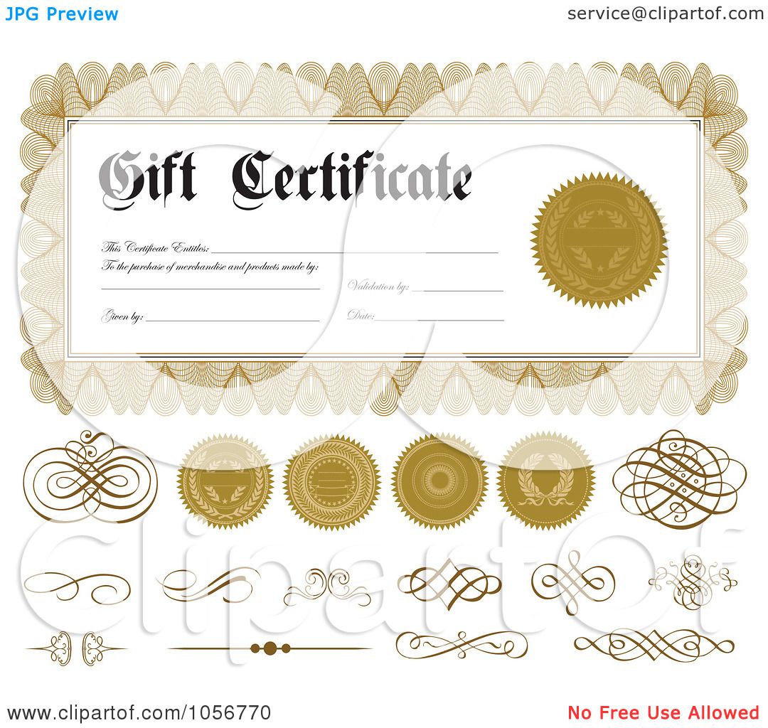 clipart gift certificate template - photo #33