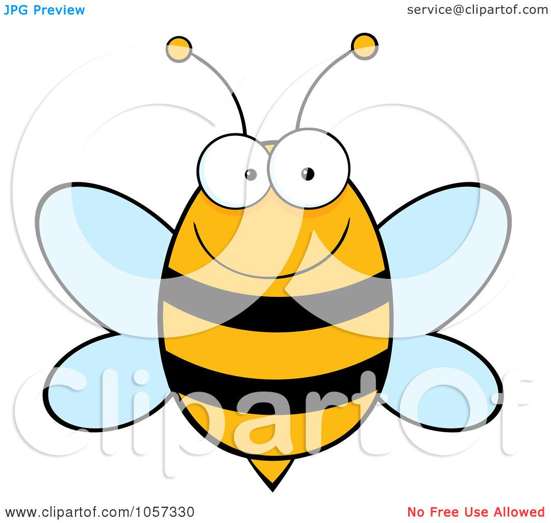 happy bee clipart free - photo #42