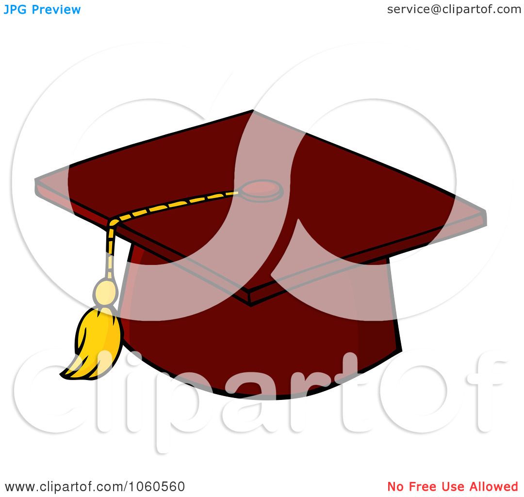 free red graduation cap clipart - photo #46