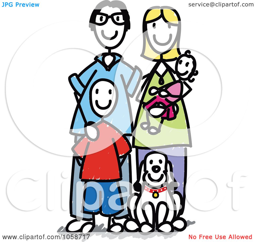 stick family clip art vector - photo #35