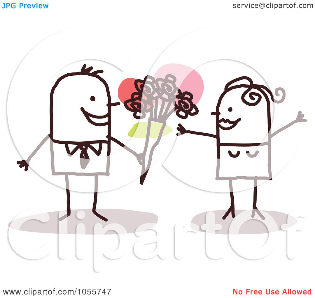 clipart giving flowers - photo #48