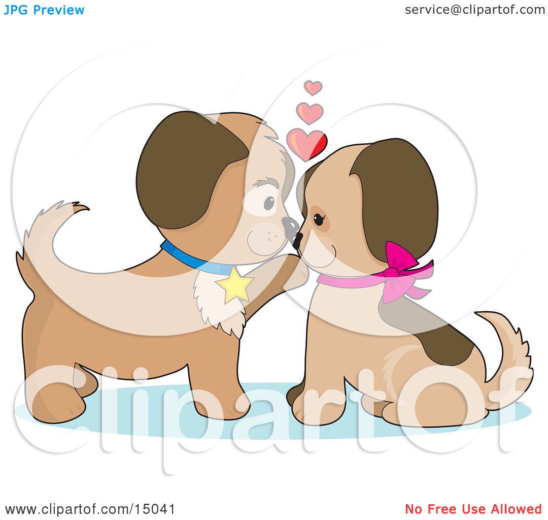 dog kisses clipart - photo #18