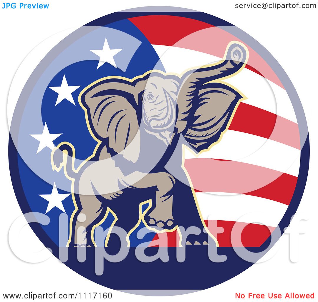 free clipart republican elephant - photo #38