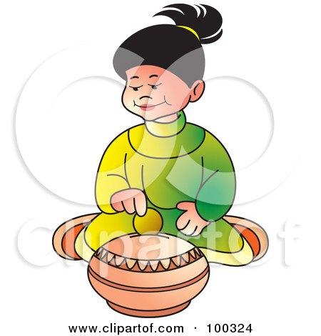 baby girl images free. Little Girl Inserting A Coin In A Till by Lal Perera