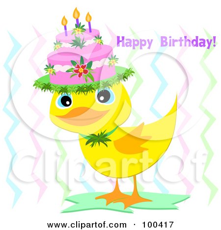  Birthday Cake on Illustration Of A Happy Birthday Greeting With A Cake By Bpearth