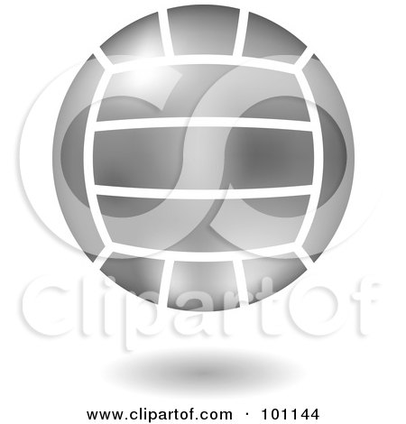 Logo Design  Illustrator on Clipart Illustration Of A Shiny Silver Volleyball Logo Icon By Cidepix