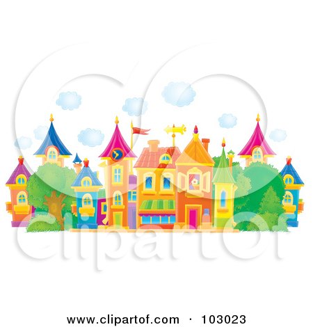 Old Town Clipart