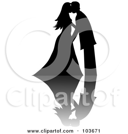 Royalty Free Images on Royalty Free  Rf  Clipart Illustration Of A Silhouetted Black Wedding
